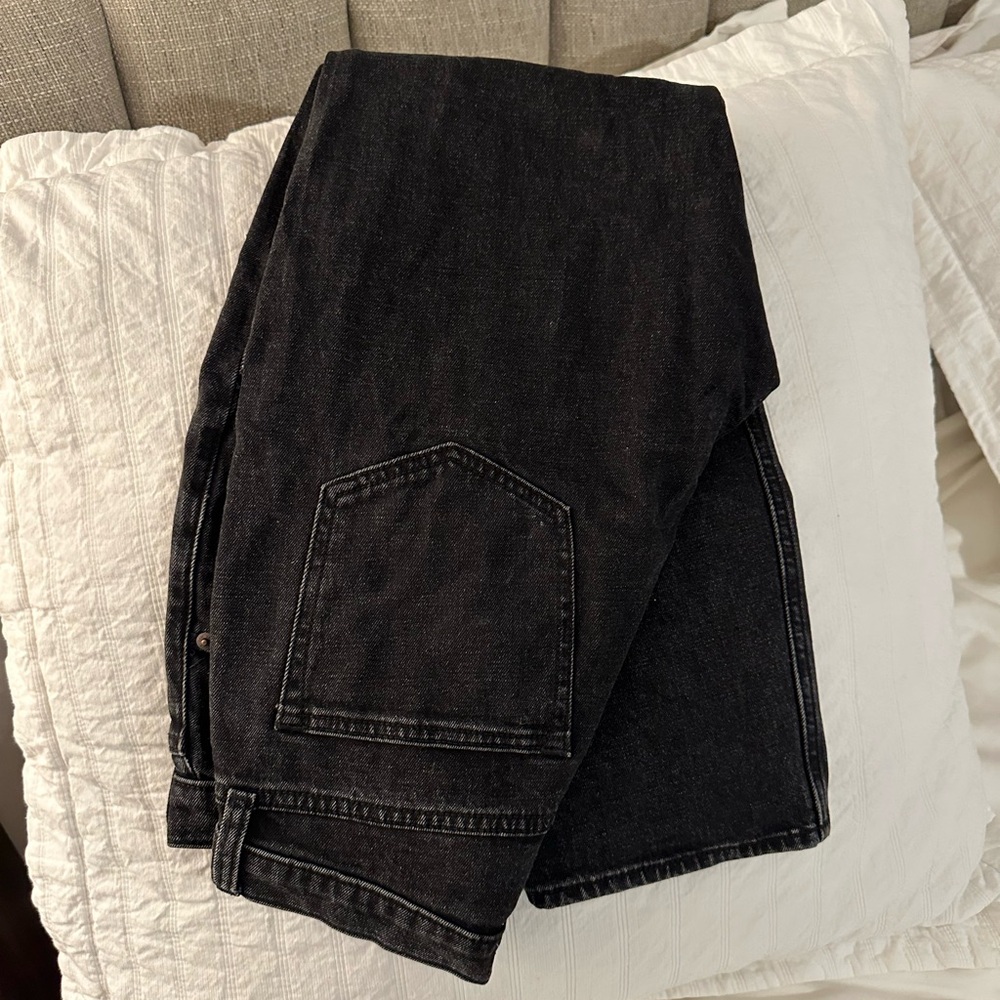 Abercrombie Ankle Straight Ultra High Rise Curve Love